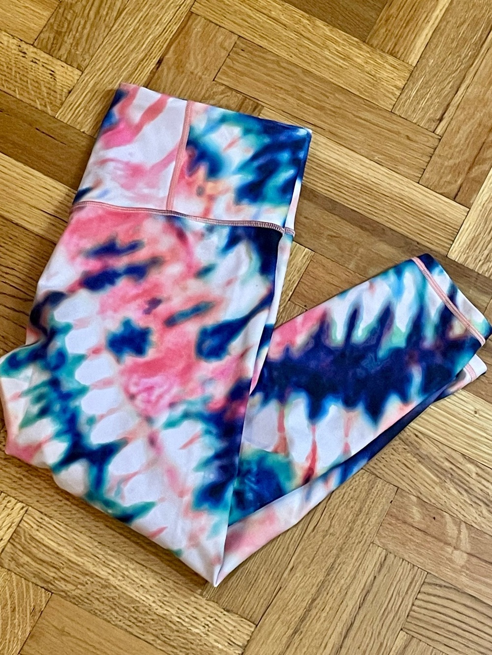 ATHLETA~Elation Tie Dye 7/8 Tights/Leggings